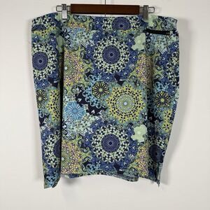 Hanna Nikole Golf Skort Athletic Blue Green Stretchy Size 22